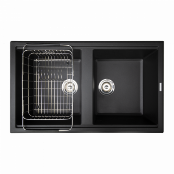 Chậu rửa bát konox Granite sink Phoenix 860 Black