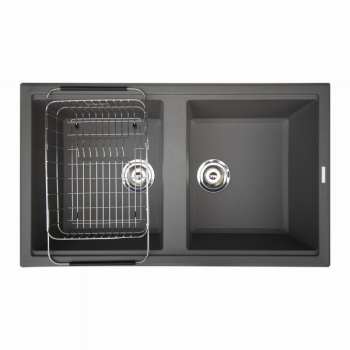 Chậu rửa bát Konox Granite sink Phoenix 860 Grey