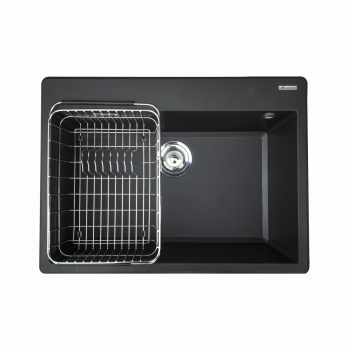 Chậu rửa bát Konox Granite sink Ruvita 680 Black
