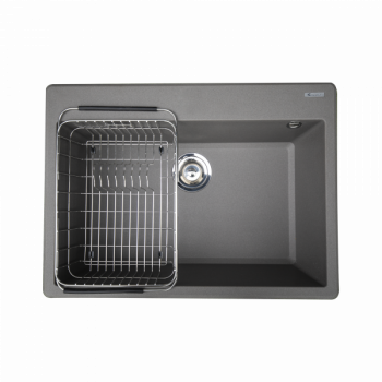 Chậu rửa bát Konox Granite sink Ruvita 680 Grey