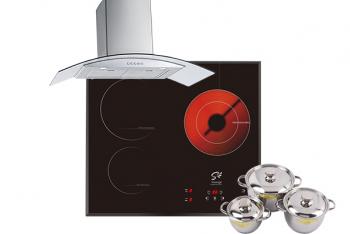 Bếp điện từ hút mùi