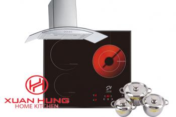 Combo 5 bếp điện từ hút mùi