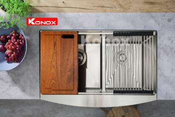 Chậu rửa Konox Aprron series KN8450 DA